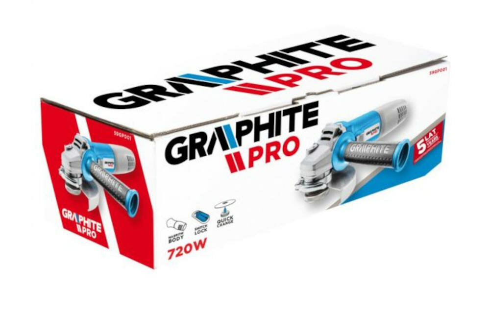 GRAPHITE-PRO-59GP001 zestaw urządzenie rękojeść osłona kołnierz instrukcja karta gwarancyjna