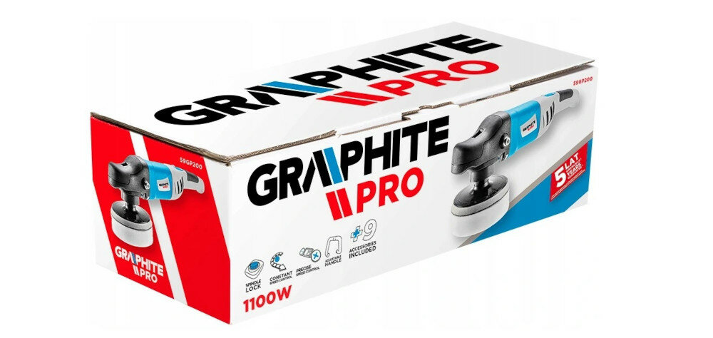 Polerka GRAPHITE 59GP200 zestaw