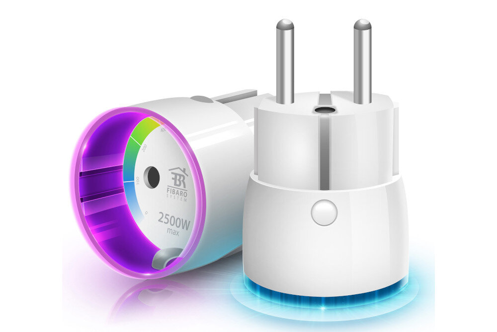 Gniazdko FIBARO FGWPE-102 ZW5 Wall Plug Wi-Fi w formie przejściówki