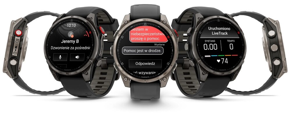 GARMIN Fenix 8 Pro personalizacja tarcze zegarka aplikacje pola danych