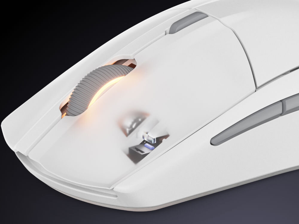 Mysz STEELSERIES Rival 3 Wireless Gen 2 widok mechanicznego przełącznika do 60 milionów kliknięć długa żywotność