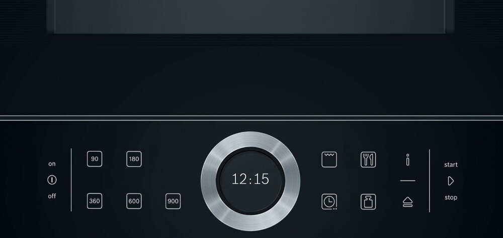 KUCHNIA MIKROFALOWA BOSCH BER634GB1 TFT wyświetlacz obsługa