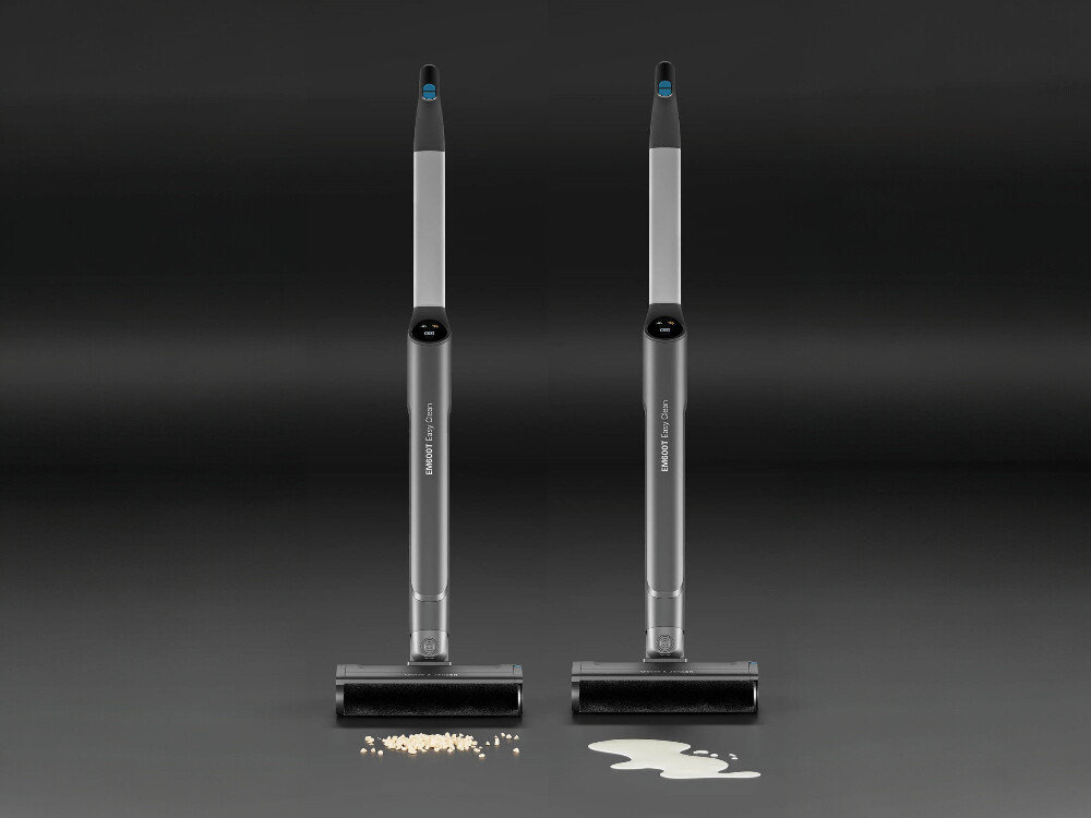 Mop elektryczny GÖTZE&JENSEN EM600T z wyświetlaczem LED pokazującym poziom baterii i napełnienie zbiornika