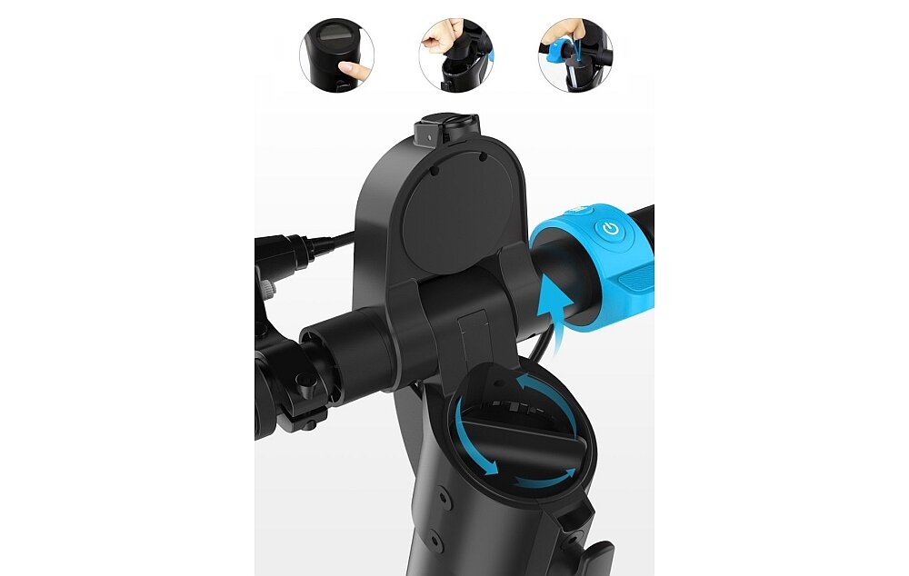 Hulajnoga elektryczna BLAUPUNKT ESC808 kierownica