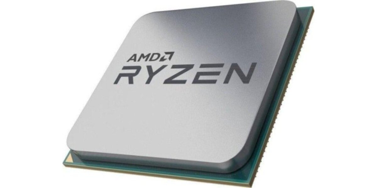 Procesor AMD Ryzen 9 5900XT na białym tle.