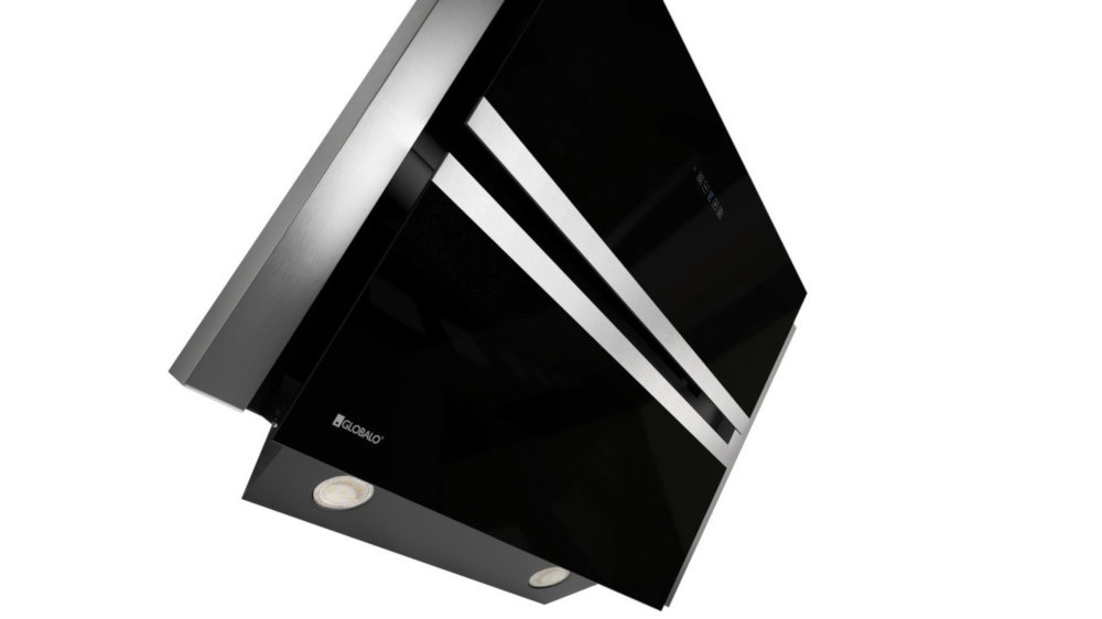 Okap GLOBALO Boliro 90.2 Eko Max Czarny - Oświetlenie