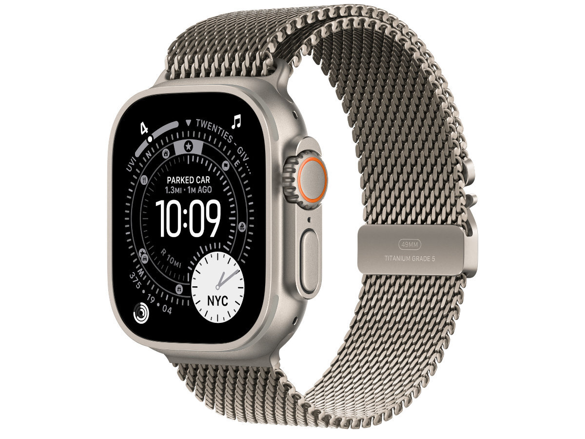 Bransoleta mediolańska do Apple Watch - bransoleta z zegarkiem pod kątem