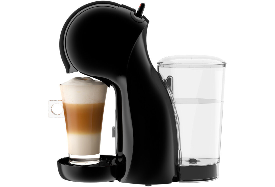 Ekspres DELONGHI Dolce Gusto Piccolo XS EDG210.BGY Czarny Duży zbiornik Wyjmowany zbiornik na wodę o pojemności 0,8 l pojemność Łatwe wyjmowanie i napełnianie Przezroczysta konstrukcja