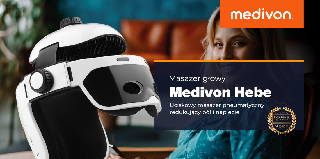 Masażer MEDIVON Hebe lifestyle tło wizualizacja prezentacja wygląd