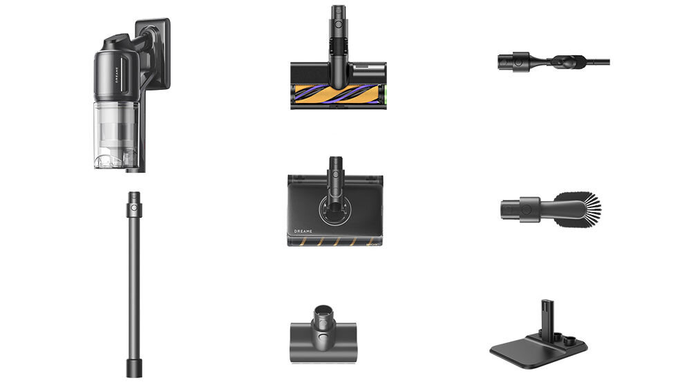 DREAME R20 Ultra AquaCycle elementy zestawu wyposażenie