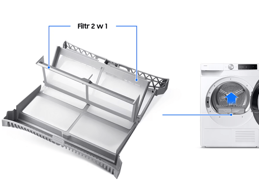 Filtr 2w1 w suszarce Samsung
