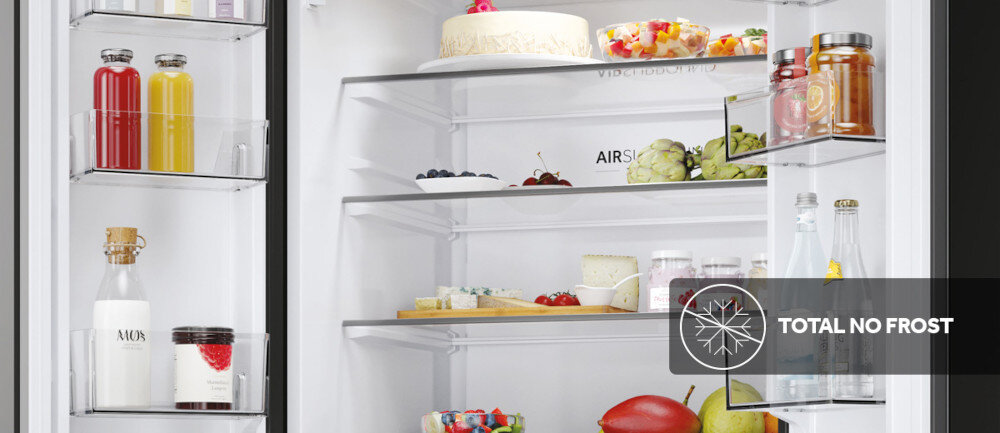 LODÓWKA HAIER HFR3718ENGB nigdy więcej szronu No Frost ochrona żywności oszczędność energii