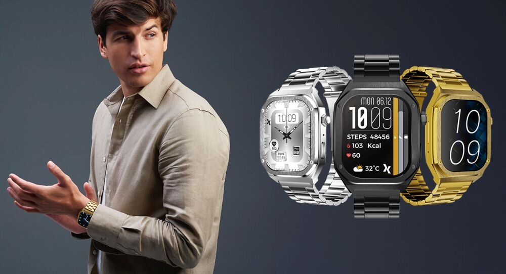 Smartwatch MAXCOM FW65 Iron S ekran amoled bateria dzialanie tryby aktywnosc