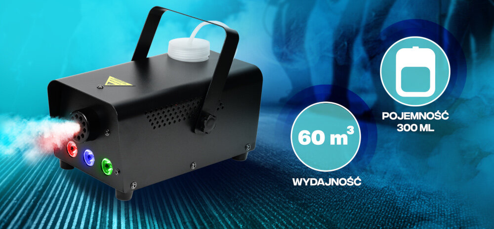 Wytwornica dymu MUSICMATE DM-1 Lumomist - Moc efektu
