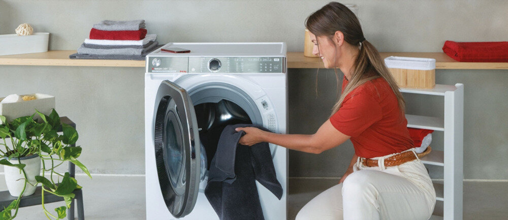 Pralko-suszarka HOOVER H5DPB696AMBC/1-S Optymalne pranie Eco Doser oszczędność środków