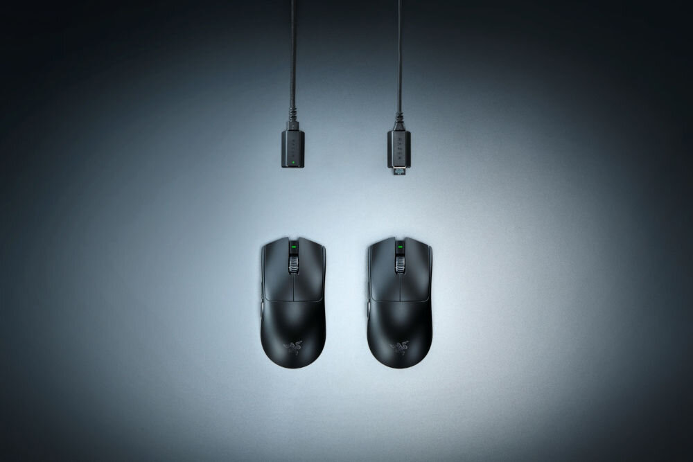 RAZER Viper V3 Pro Sentinels Edition Bezprzewodowe połączenie Razer™ HyperSpeed Wireless turniejów i środowisk o dużych zakłóceniach - zbliżenie na klawisze 