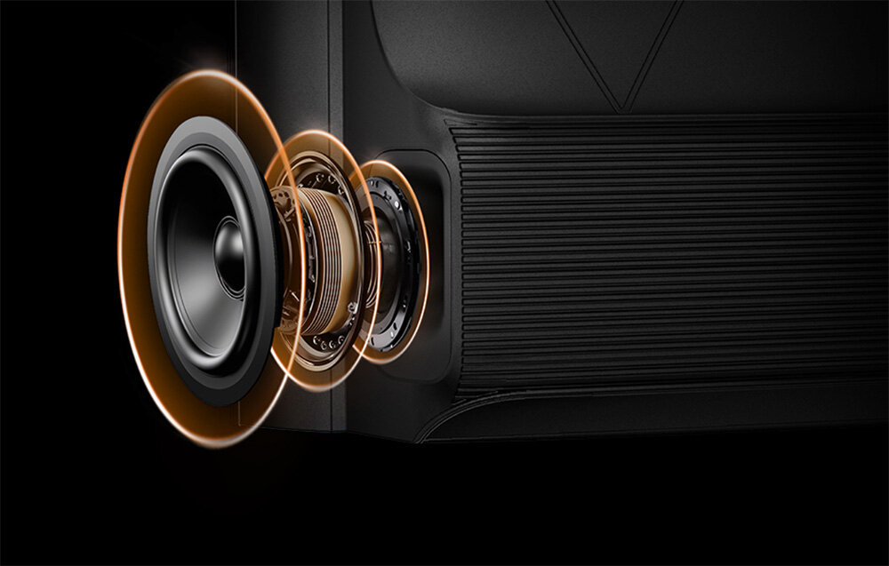 Telewizor DREAME 65S100 Dolby Atmos dźwięk przestrzenny AI EQ, kadr na głośniki w telewizorze