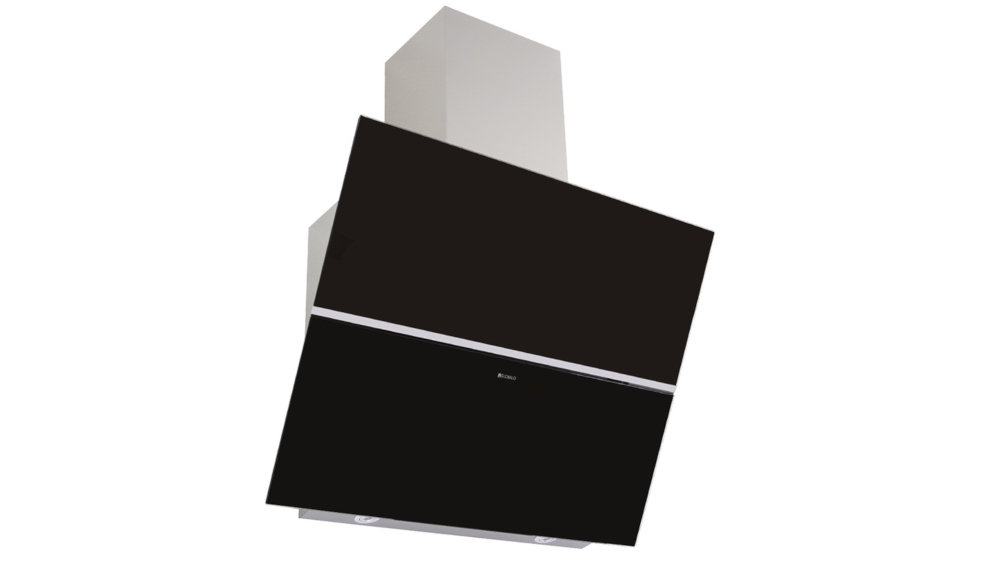 Okap GLOBALO Crystalio 90.5 Eko Max Czarny - Ogólny