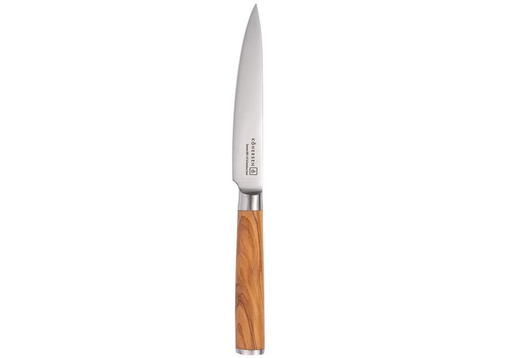 Nóż KOHERSEN Essence Olive Wood 12.7 cm uzupełnia zestaw noży, tworzy estetyczną całość, praktyczny wybór
