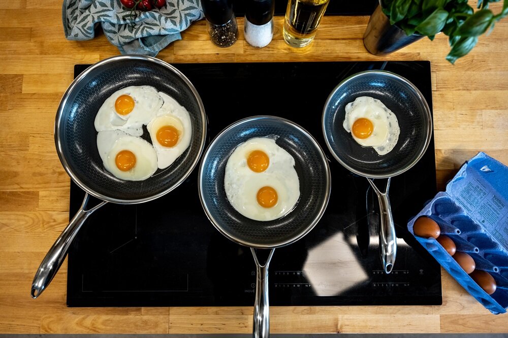 Patelnia KOHERSEN NX Ceramic 28 cm powłoka XN CERAMIC, bez przywierana, mniejsza ilość tłuszczu, łatwiejsze obracanie potrwa