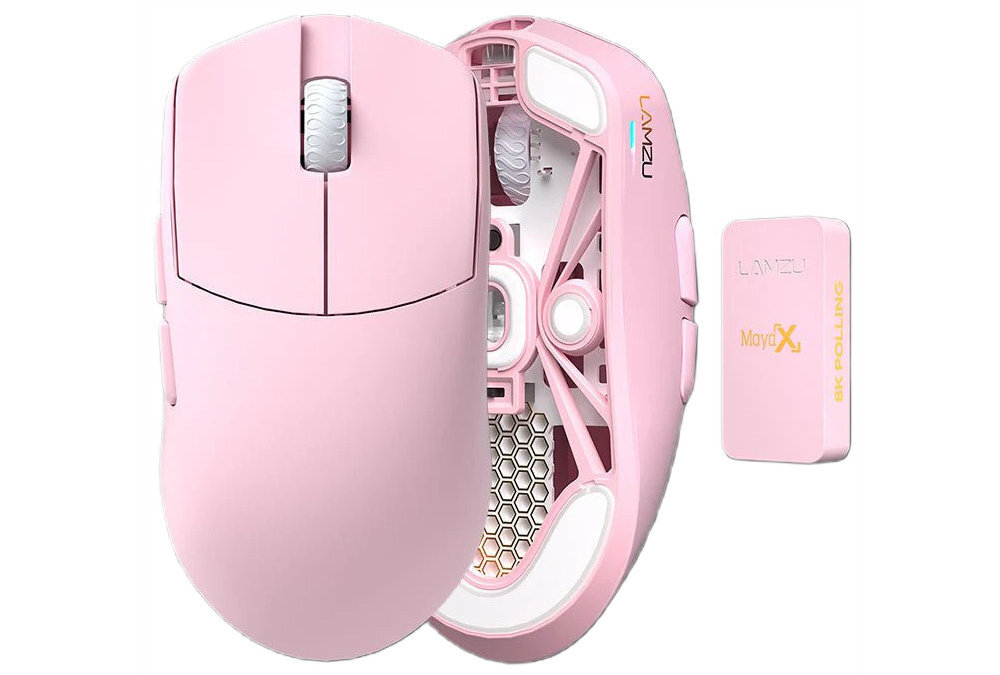 LAMZU Maya X wadze 47 g Maya X Lekka konstrukcja dynamicznych rozgrywkach - mysz od góry, dołu oraz odbiornik 8k