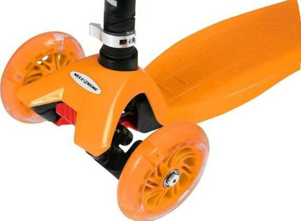 Hulajnoga NILS EXTREME HTL-01 3 koła łożyska ABEC diody LED skrętne koła