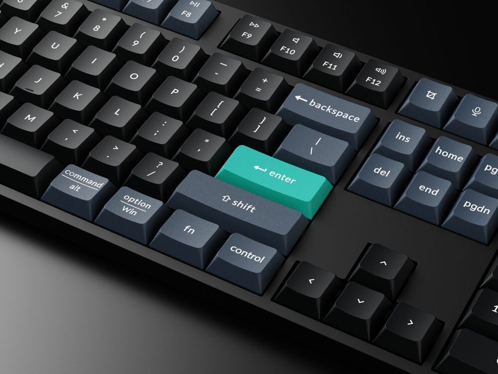 KEYCHRON B33 litowo-jonowy pojemności 2000 mAh 190 godzin pracy bez częstego ładowania - zblizenie na klawisze