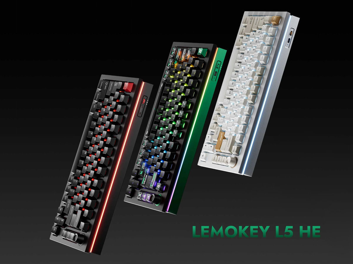 KEYCHRON Lemokey L5 HE - klawaitura w trzech wariantach kolorystycznych