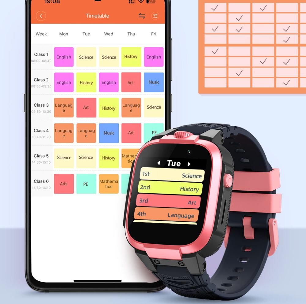 Smartwatch MIBRO Kids Z3 4G LTE   ekran bateria czujniki zdrowie sport pasek ładowanie pojemność rozdzielczość łączność sterowanie krew puls rozmowy smartfon aplikacja 