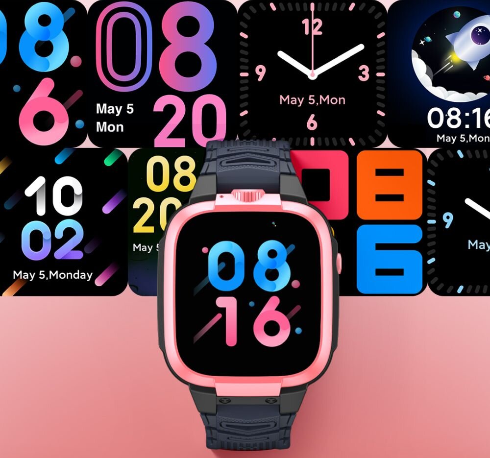 Smartwatch MIBRO Kids Z3 4G LTE   ekran bateria czujniki zdrowie sport pasek ładowanie pojemność rozdzielczość łączność sterowanie krew puls rozmowy smartfon aplikacja 
