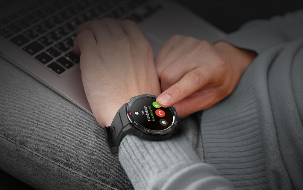 Smartwatch MIBRO GS Pro   ekran bateria czujniki zdrowie sport pasek ładowanie pojemność rozdzielczość łączność sterowanie krew puls rozmowy smartfon aplikacja 