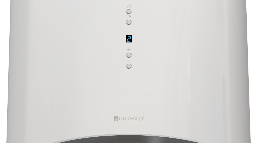 Okap GLOBALO Cylindro Isola 39.2 Eko Max Bialy - Sterowanie