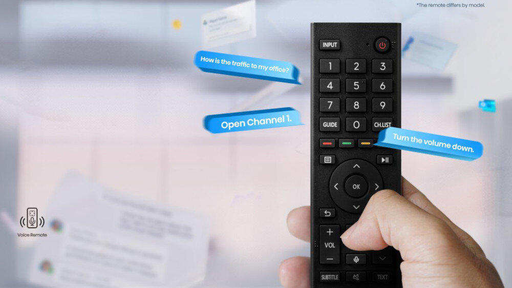 Telewizor HISENSE A63H  - sterowanie głosowe