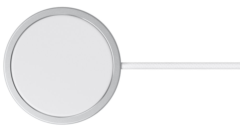 ŁADOWARKA INDUKCYJNA APPLE MAGSAFE 2M QI2 25W zbliżenie na przód ładowarki magsafe