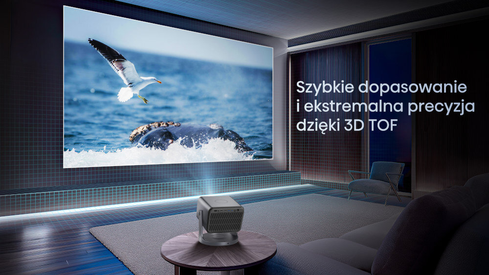 Projektor HISENSE C2 - Kalibracja 3D TOF