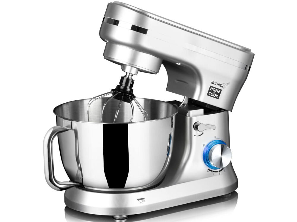 Robot kuchenny planetarny KOLIBER Robomax X-2400-W 2400W Srebrny dla miłośników gotowania użyte technologie wyjątkowa moc mieszanie zagniatanie ubijanie lekkie kremy ciężkie ciasta drożdżowe planetarny system mieszania dokładne mieszanie zagniatanie ubijanie składników wysoka jakość przygotowywanych potraw 