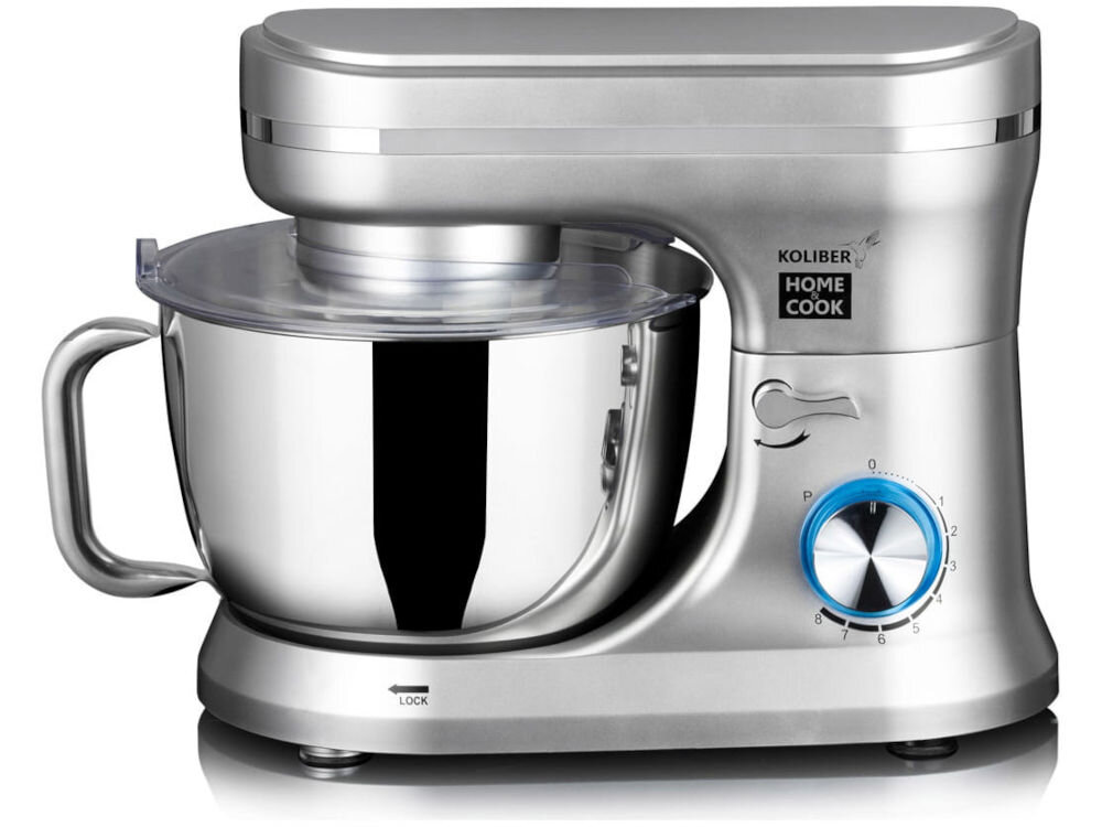 Robot kuchenny planetarny KOLIBER Robomax X-2400-W 2400W Srebrny moc szczytowa 2400 W moc nominalna 1300 W wysoka wydajność efektywność pracy 8 poziomów prędkości funkcja PULSE dostosowanie prędkości do specyfiki przygotowywanych potraw system metalowego napędu matalowe zębatki niezawodność trwałość 