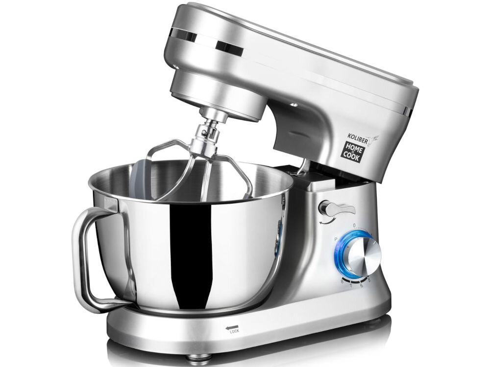 Robot kuchenny planetarny KOLIBER Robomax X-2400-W 2400W Srebrny wymiary waga 3,5 kg certyfikat CE LFGB ROHS wysoka jakość bezpieczeństwo użytkowania technologia praktyczne rozwiązania wygoda efektywność