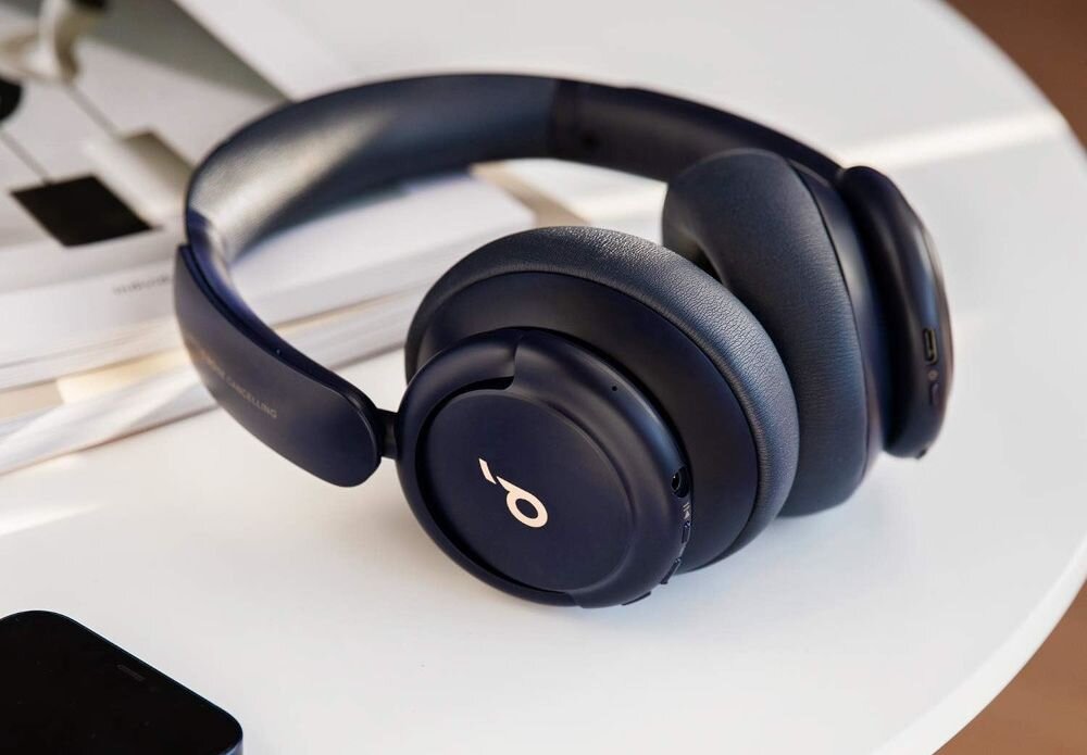 Słuchawki nauszne SOUNDCORE Life Q30 ANC design komfort lekkość dźwięk jakość wrażenia słuchowe ergonomia lekkość sport aktywność podróże czas pracy działanie akumulator