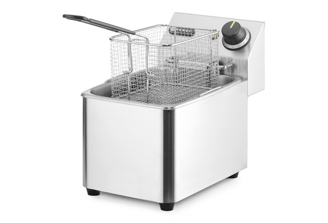 Frytkownica HENDI 205808 Wydajna pojemność System zimnej strefy frytki potrawy