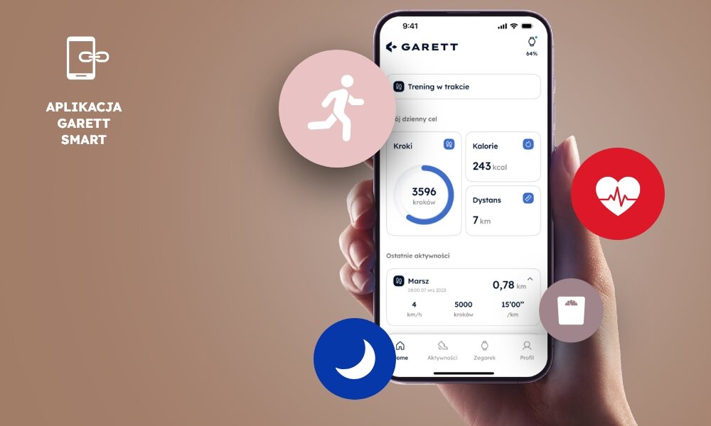 Smartwatch GARETT Verona - aplikacja analiza