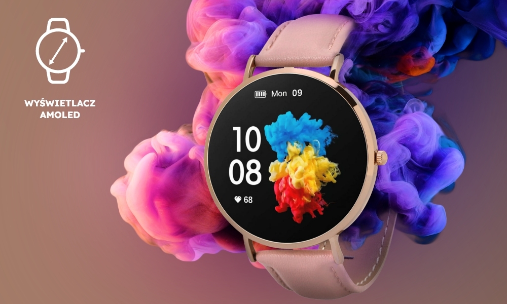 Smartwatch GARETT Verona bogate kolory rozdzielczosc 