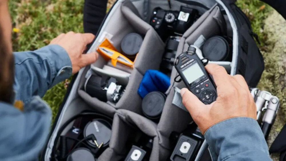 Dyktafon OLYMPUS LS-P5  - wymiary