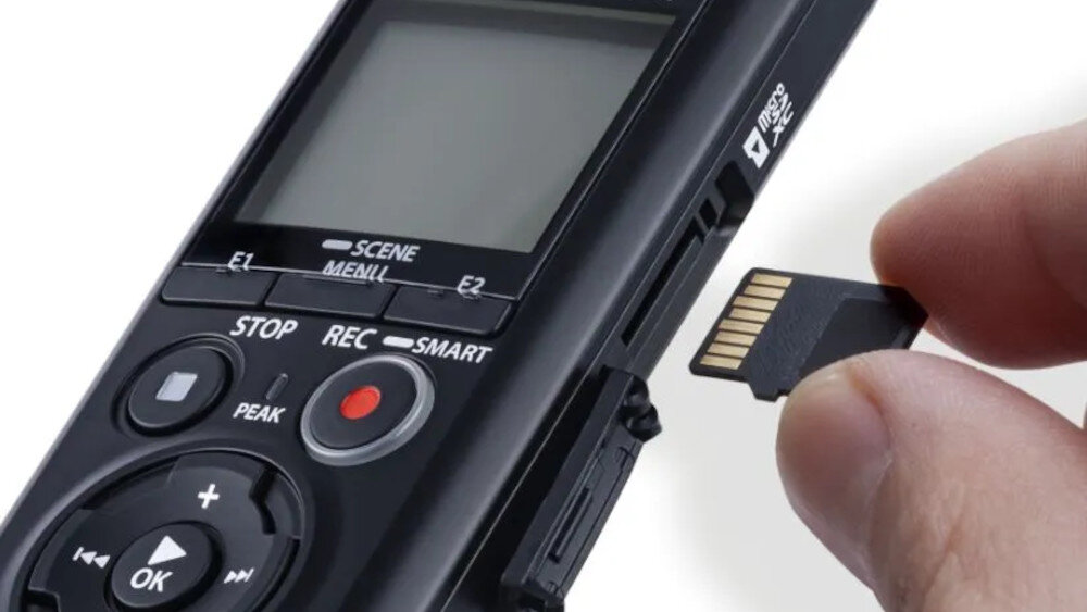 Dyktafon OLYMPUS LS-P5  - pamięć