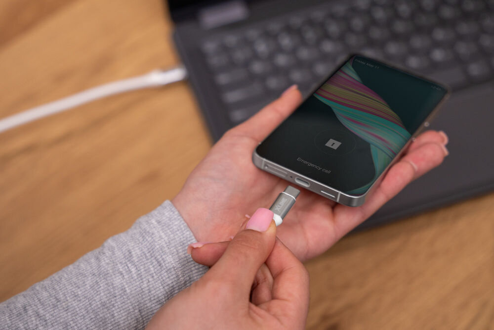 Kabel USB Typ-C - USB Typ-C XLINE 100W 2m Biały Quick Charge Power Delivery