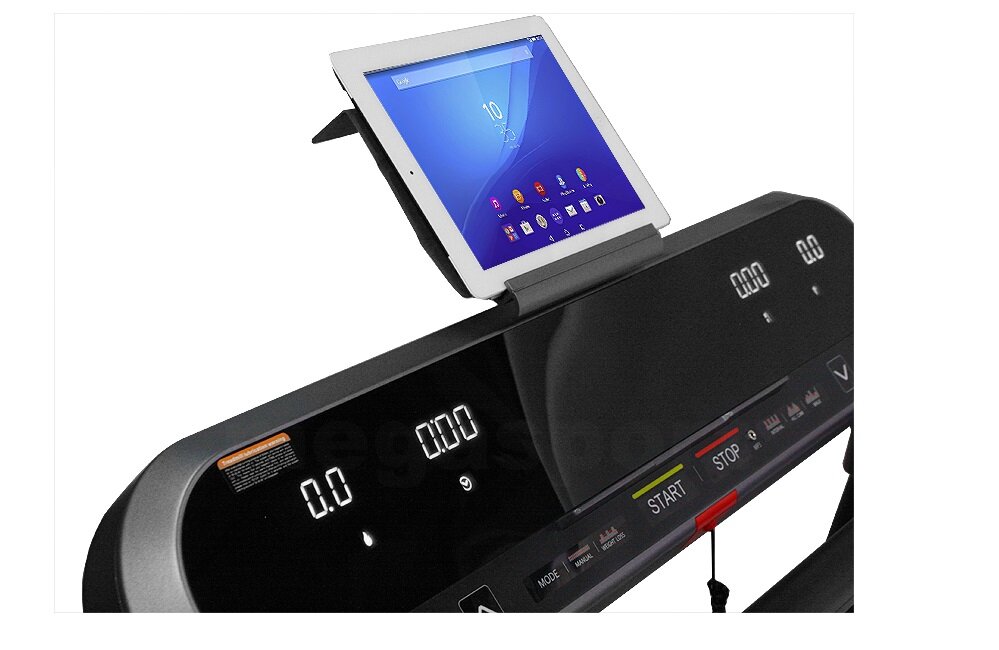 Bieżnia elektryczna HERTZ FITNESS Prestige uchwyt na tablet 