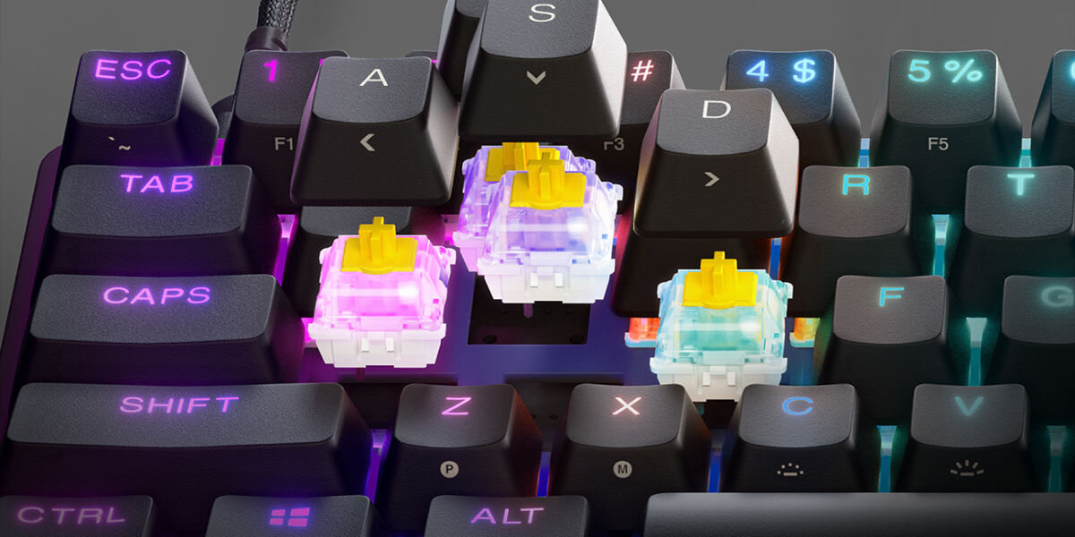 Klawiatura STEELSERIES Apex 9 Mini personalizowne klawisze