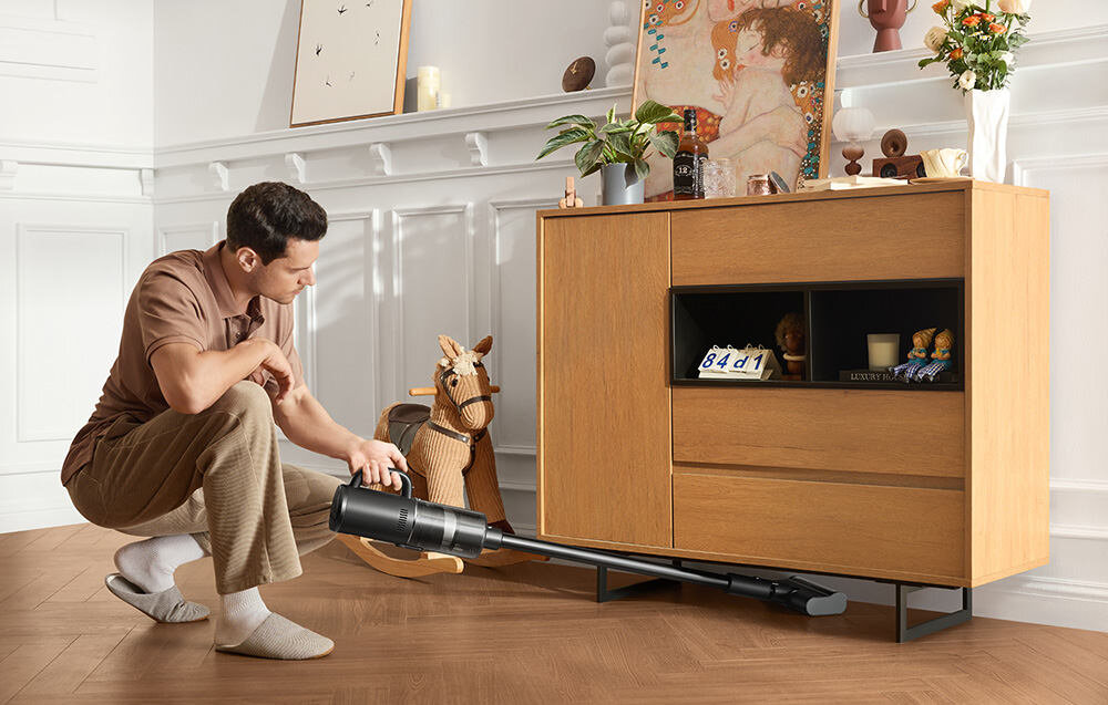 odkurzacz DREAME H12 DUAL niewielki wyswietlacz LED