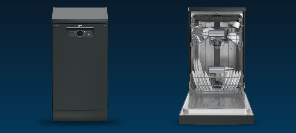 ZMYWARKA BEKO BDFS26123AQ 6 programów dopasowanie cyklu do rodzaju i stopnia zabrudzeń zużycie 8,7 l wody oszczędność czujnik zabrudzenia automatyczna regulacja czasu i intensywności praktyczna szuflada na sztućce wygodne rozmieszczenie oszczędność miejsca stal nierdzewna trwałe dno higiena łatwe czyszczenie oświetlenie wnętrza łatwy załadunek i rozładunek wygoda komfort