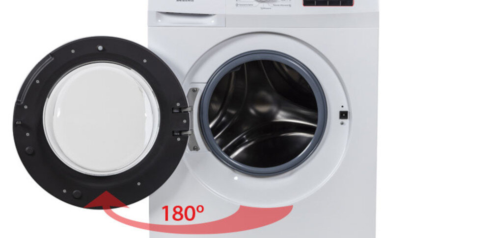 PRALKA MPM MPM-4610-PH-03 wygoda użytkowanie drzwi 180